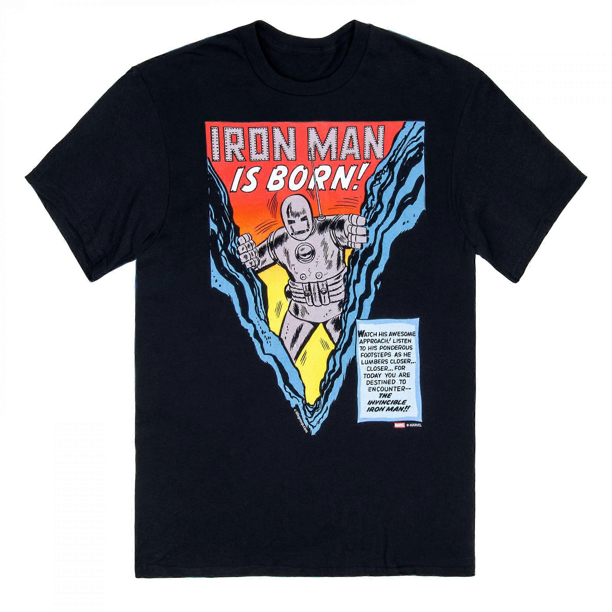 Iron Man is Born Comic T-Shirt
