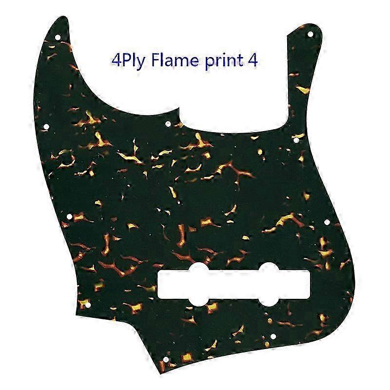 Custom Quality Pickguard -For Left Handed US 10 Holes 5 String Jazz Bass Guitar Pickguard Scratch Plate Multicolor Choice 26s