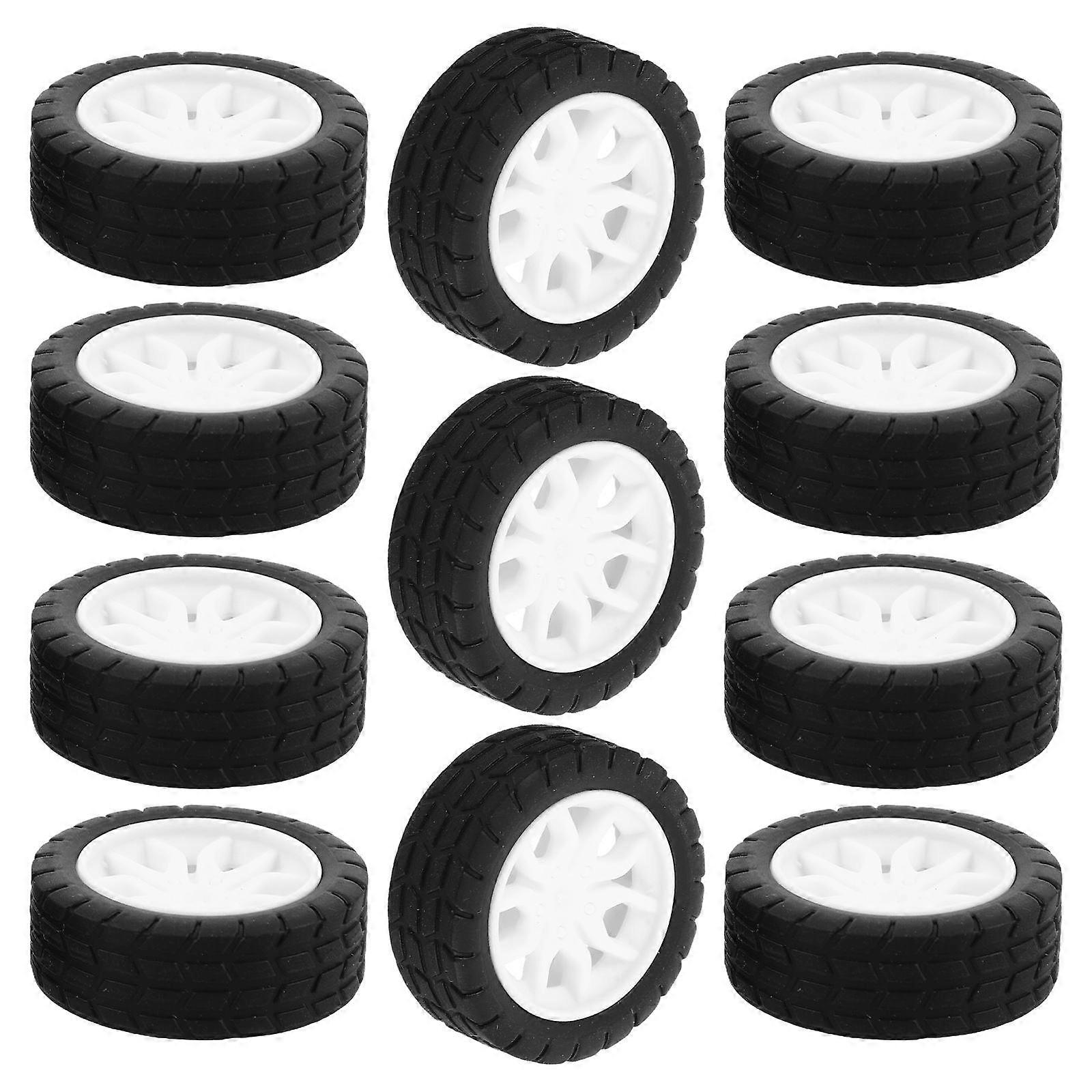 Rubber Toy Car Wheels for Kids DIY Assembly Science Projects 80Pcs