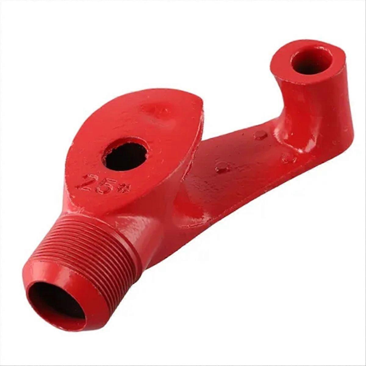 Manual Pipe Bender Precise Red Steel Tube Bending Tool Conduit Hand Bender-Head Easy to Use Flexible