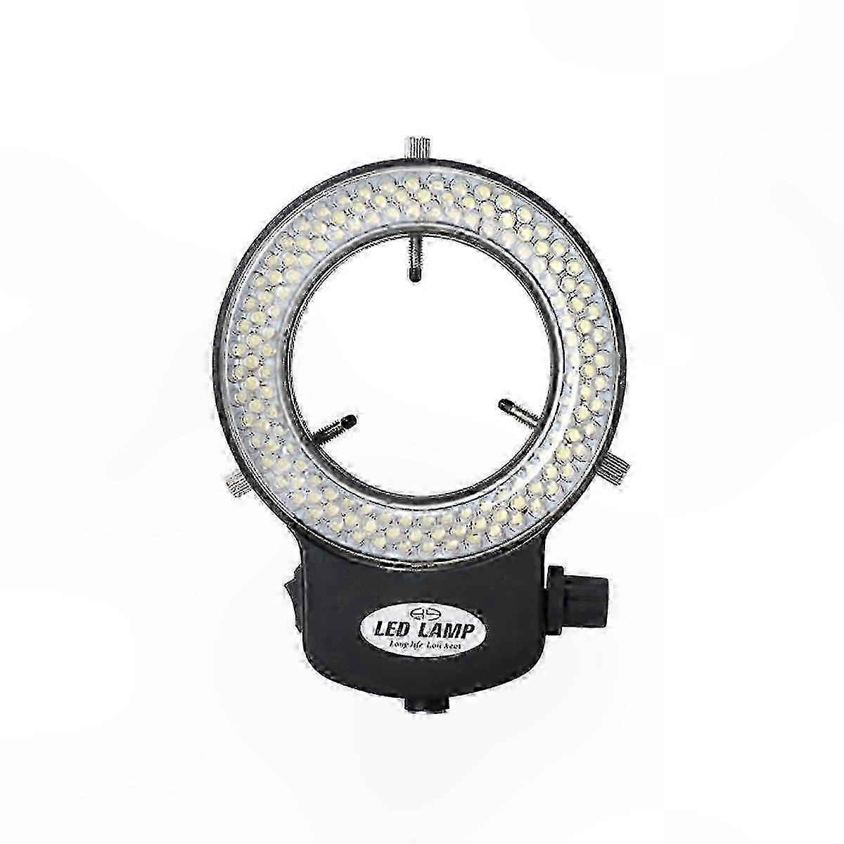 Adjustable LED Ring Light with 144 Beads for Microscope Illumination - Industrial Grade