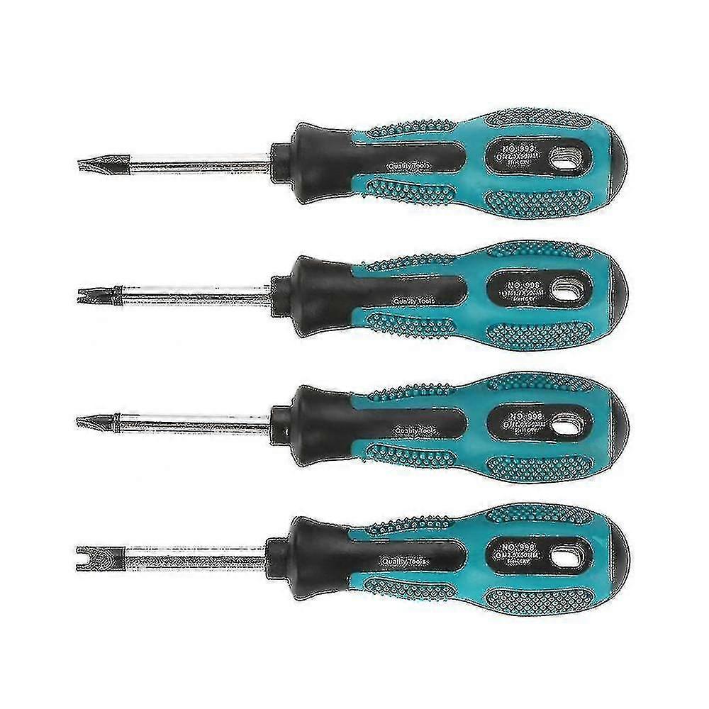 Screwdriver Set, U Fork Type Screwdriver 4pcs / Set U-fork Screwdriver Magnetic Screwdriver Slotted