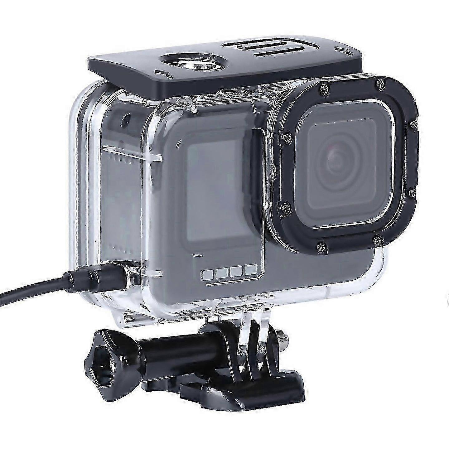 For Shockproof Dustproof Housing Protective Case With Charging Hole Buckle Basic Mount Screw For Gop miao7