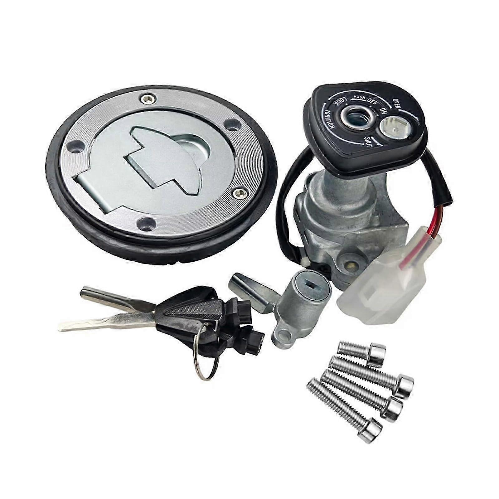 25-26 Weatherproof Motorcycle Starter Set Compatible Quick Assembly Corrosion Resistant Construction Antitheft