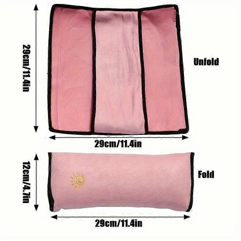 1pc Universal Polyester Car Seat Belt Pad | Fuzzy Plush Shoulder Protector | Breathable Design for Auto Safety & Comfort