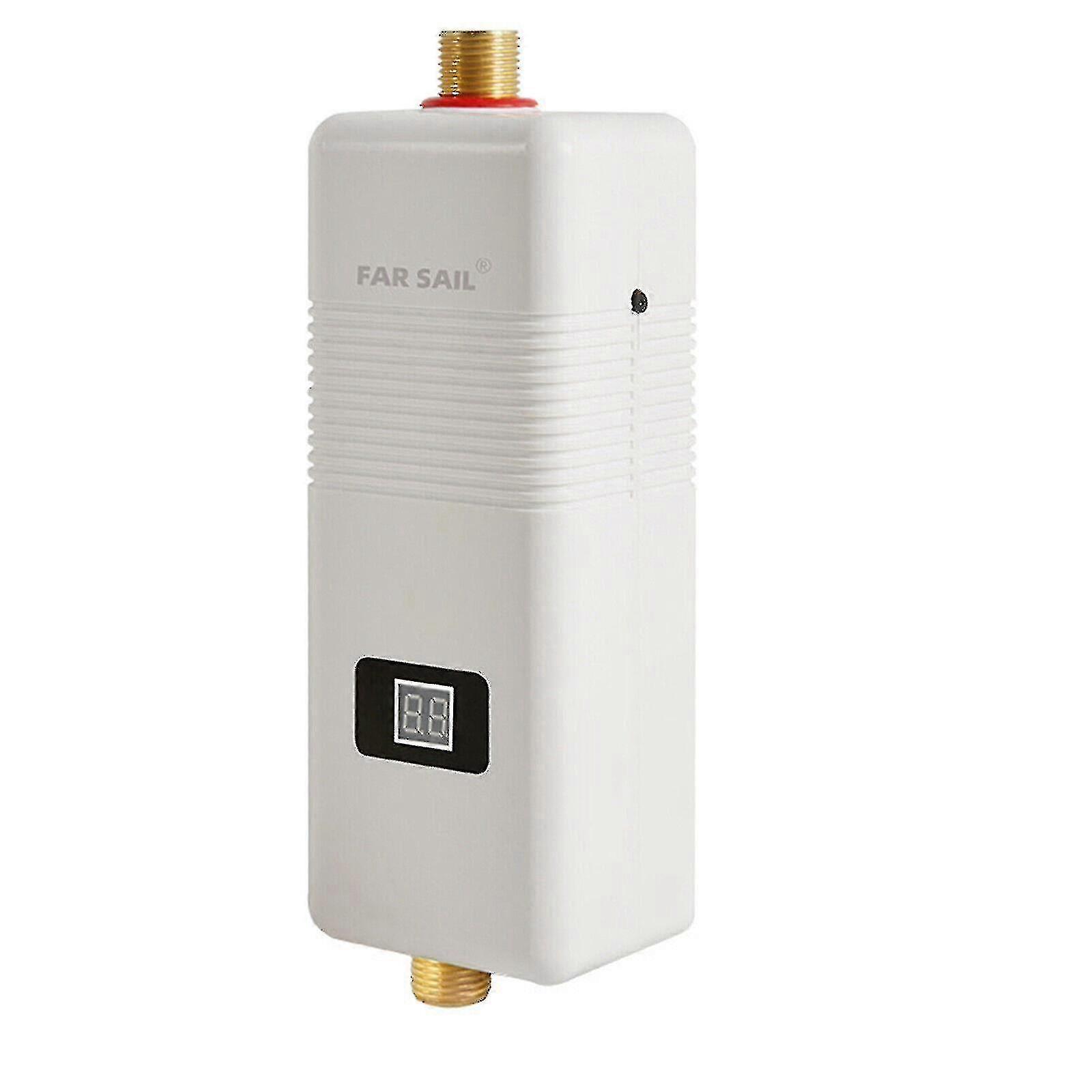 Chauffe-eau instantané électrique sans réservoir, robinet d'évier, blanc