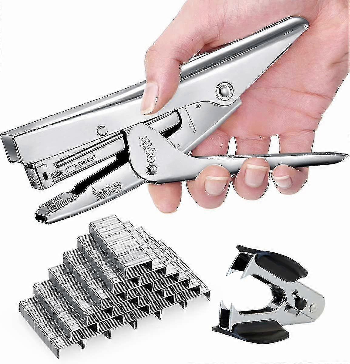 Stapler Heavy Duty With 5000 Staples And Staples Remover Set 20 Sheets Desktop Office Work Student T