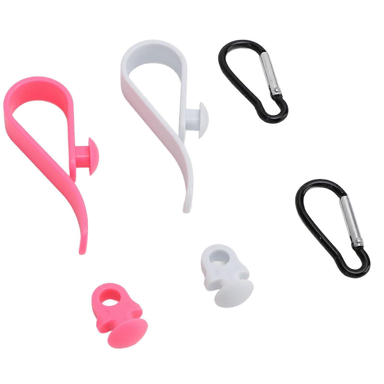 2 Set Beach Bag Key Holder ABS Aluminum Alloy Key Chain Holder Charm Insert Hooks Accessories for Beach Bag 