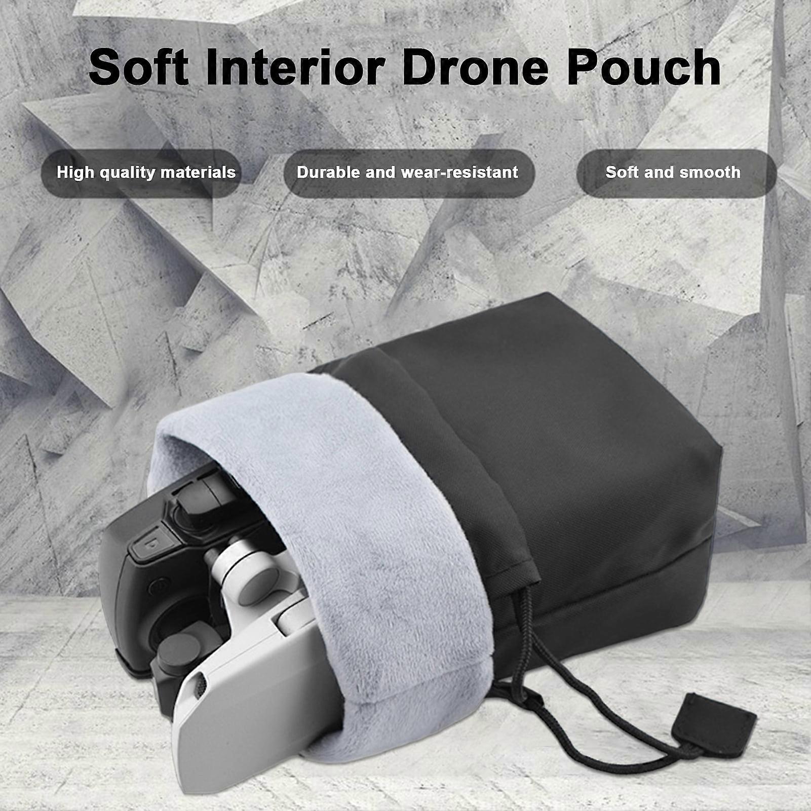 SUSUchens Storage Bag Soft Inner Fabric Wear Resistant Large Capacity Protective Organizer Pouch for OM 5/for OM 4 SE /for Osmo Mobile 3 Black