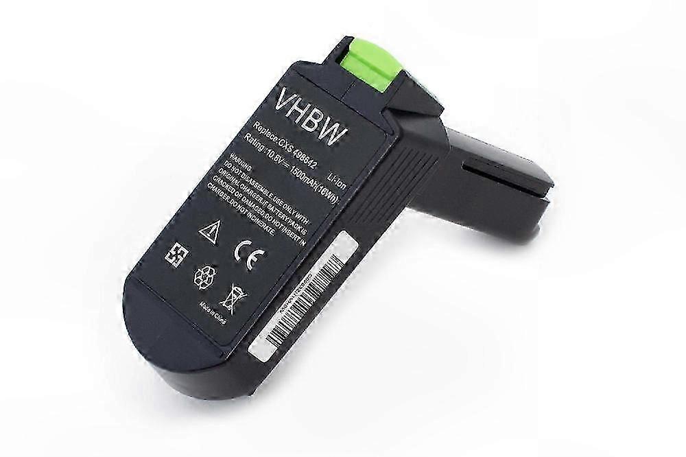 Replacement Battery for Cordless Tools (1500mAh, Li-Ion, 10.8V) Compatible with Multiple Models