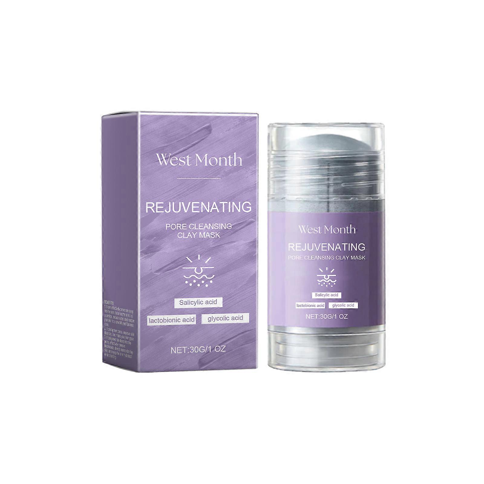 West & Month Pore Cleaning Compound Mask Stick Gentle Cleansing Delicate Skin Freshing And Moistrurizing Hydrating Mask