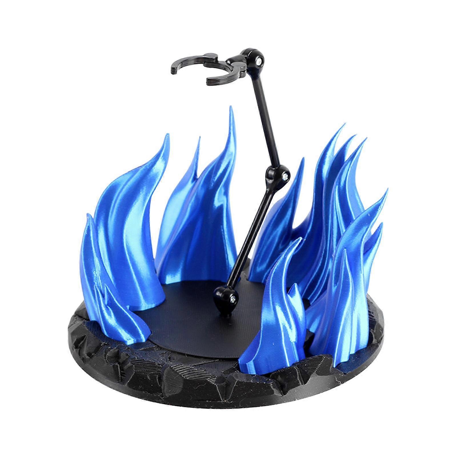 Flame Effect,Action Figure Stand,DIY Assembly,for Displaying Toy Models Sturdy
