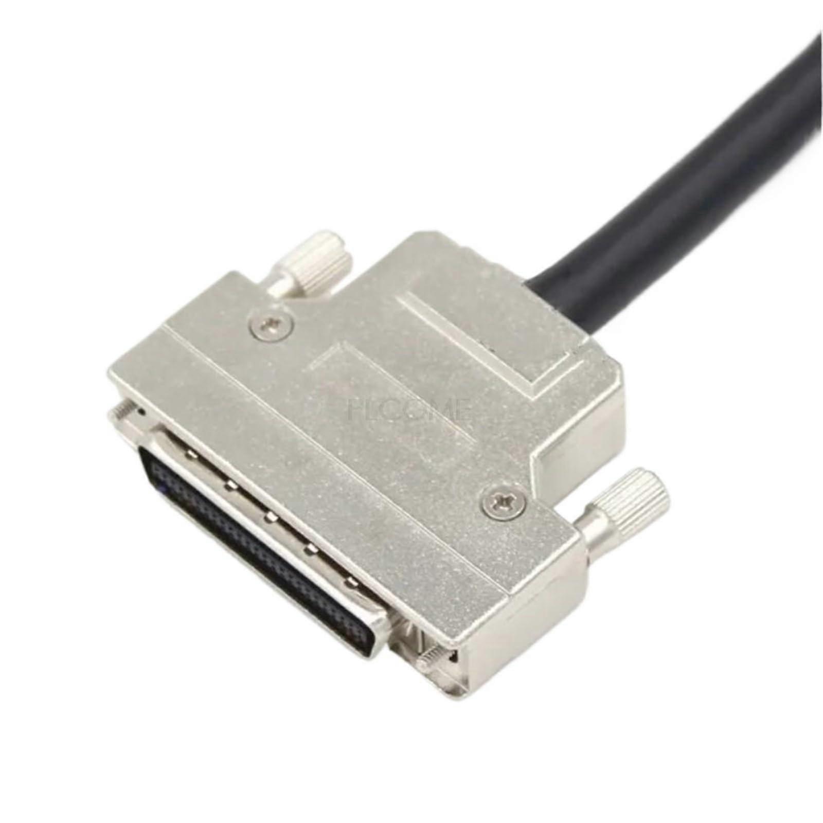 50Pin HPDB50 SCSI Extension Data Cable, DB Or CN Type, Plastic Or Metal Connector, CN50 Metal, 0.5m