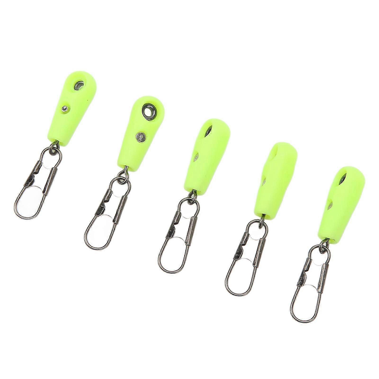 Fishing Line Sinker Slides Fishing Float Connector Green Low Resistance Float Connector Lure Line Accessories Rivet Reinforced Straight Type