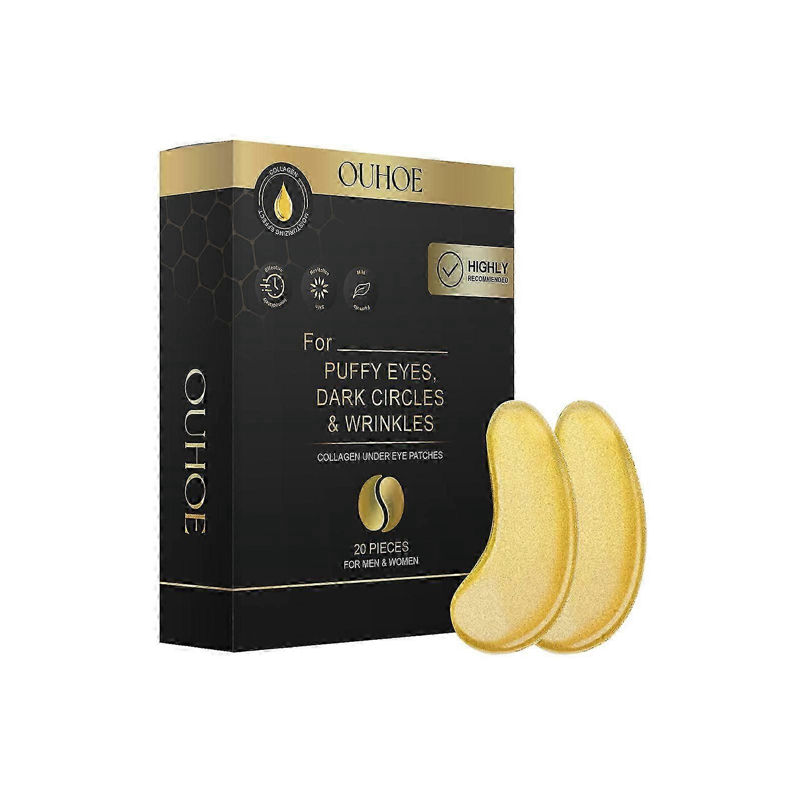 Ouhoe Golden Firming Eye Mask Gently Nourishes And Enhances The Elasticity Of The Skin Around The Eyes. Niacinamide Firming Eye Mask