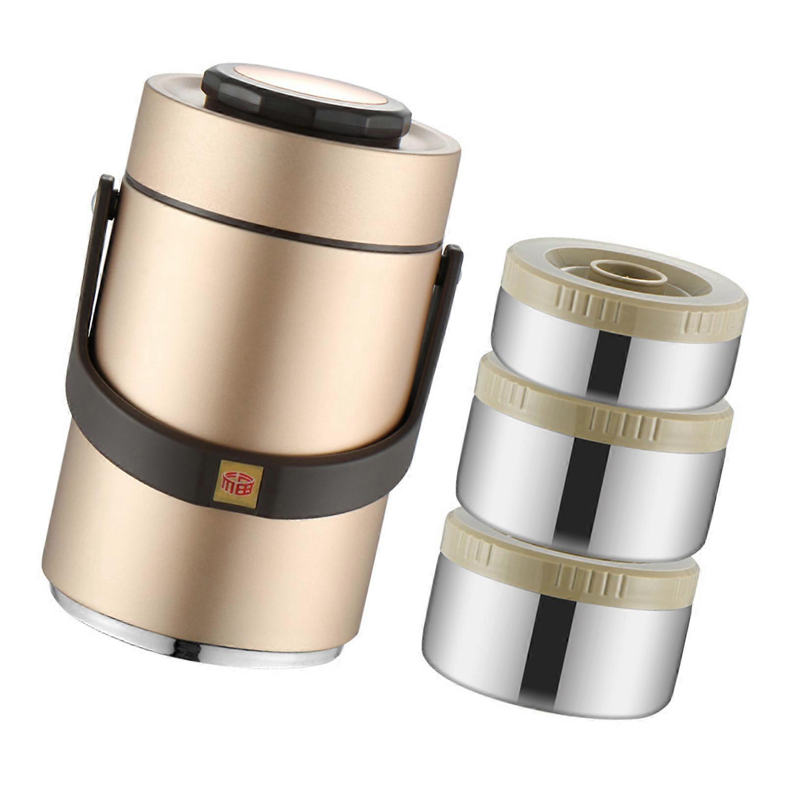 Premium 304 Nonrust Steel Food Vacuum Flask With Ergonomic Handle 12Hour Temperature Retention System Lunch Container Multicolor