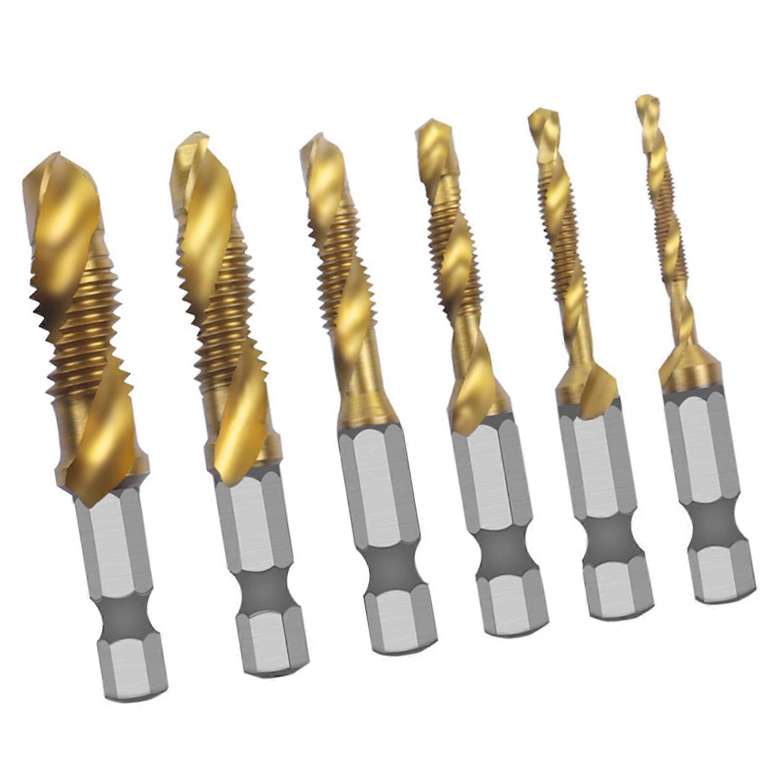 MultiPurpose High Speed Steel Spirals Flute Tapping Bit Designed For Accurate Threading In Mechanical Repairs Task Multicolor