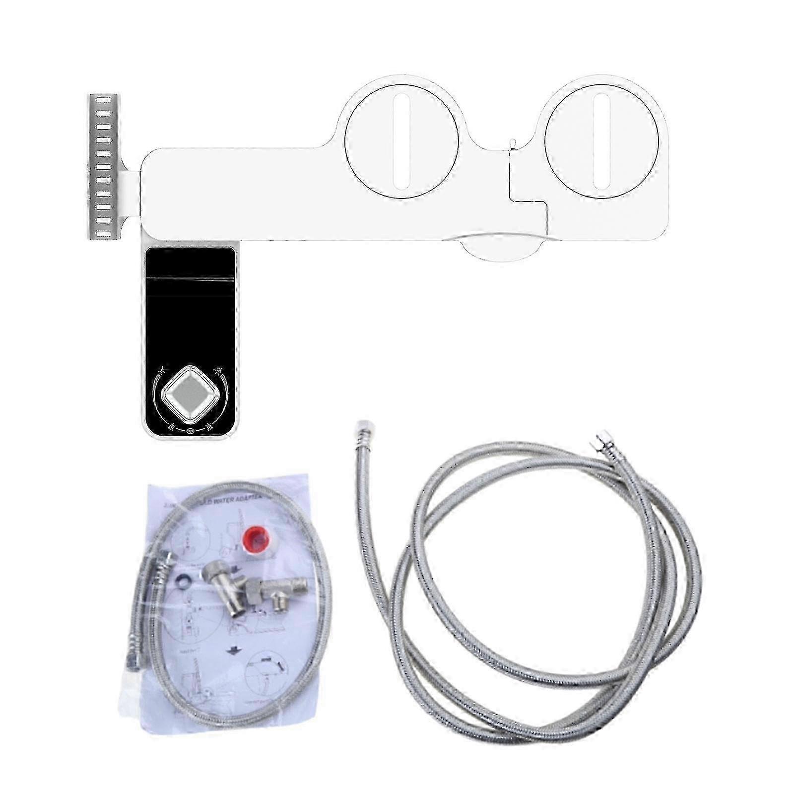 Adjustment Water Pressure Bidet Multifunctional Bidet Attachment Convenient Bidet Attachment with Phone Stand ABS