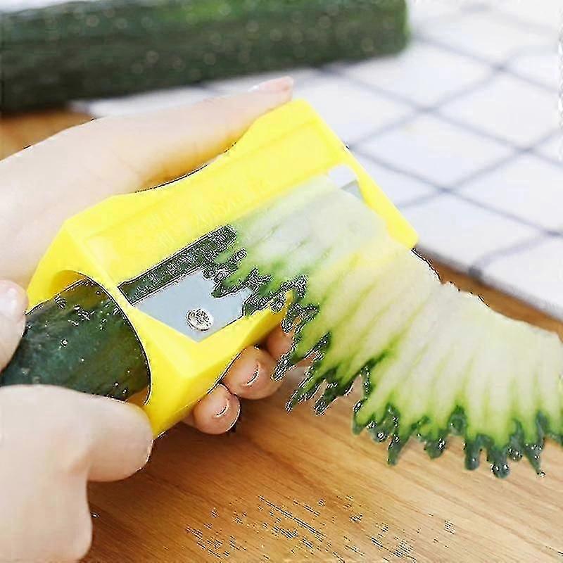 Kauneustyökalujen avulla voit leikata kurkun Kauneus Kauneus Kurkkuleikkuri Veitsi Teroitin Keittiötarvikkeet Kuorin Hedelmien curling