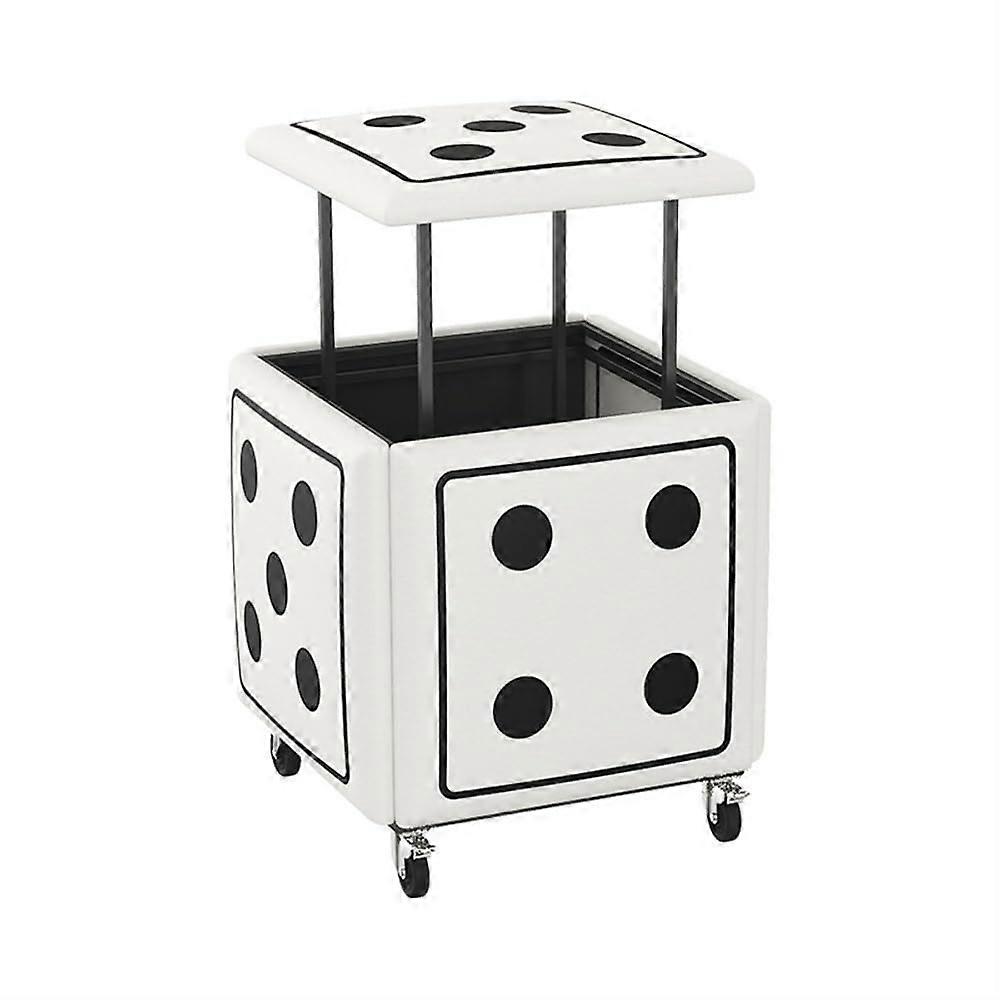 Sofa Stool Footrest 5 in 1 Stackable Seat for Shoe Changing, Makeup, Living Room and Office