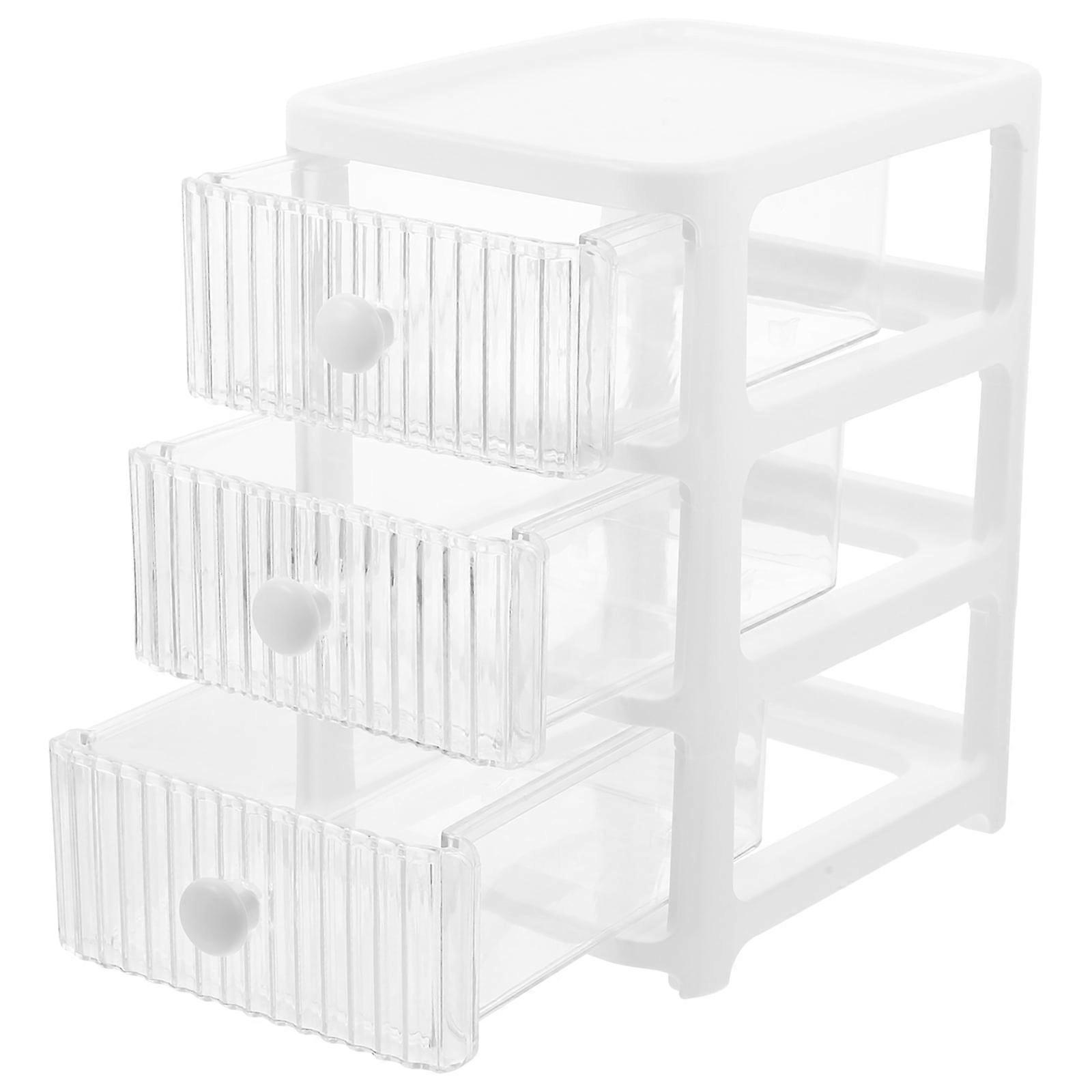 Drawer Type Tabletop Storage Box Drawer Organizer Multi-layer Stationery Storage Box