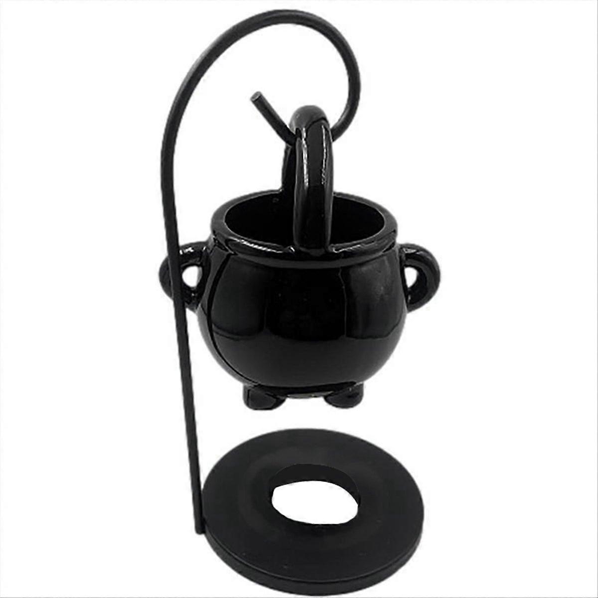Hanging Cauldron Wax Burner Candle Tealight Decor