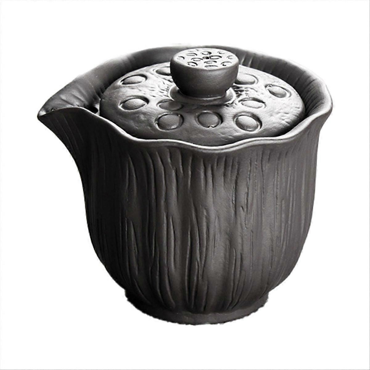 200ml Authentic Clay Teapot Anti-Hot Tea Set Black