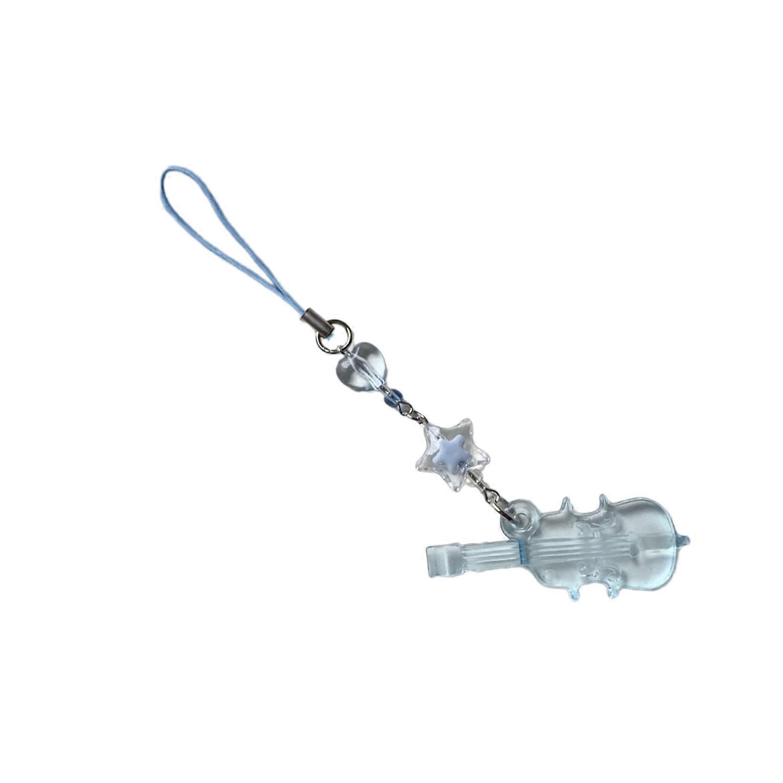 Stylish Fruit inspired Phone Pendant Keychain Beaded Bowknot Keyring Decorative Straps for Wallet Bag Keychain Case Multicolor