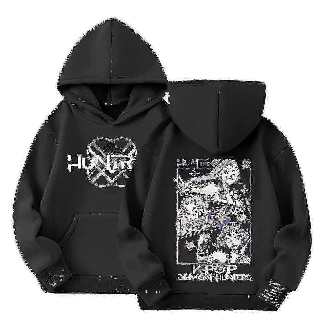 Moletom com Capuz KPOP Demon Hunters' Kids HUNTRX Pullover Top