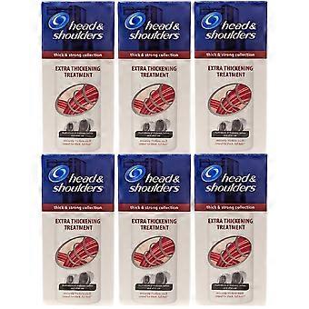 6 x Trattamento per capelli extra-spessimento Head & Shoulders 50 ml