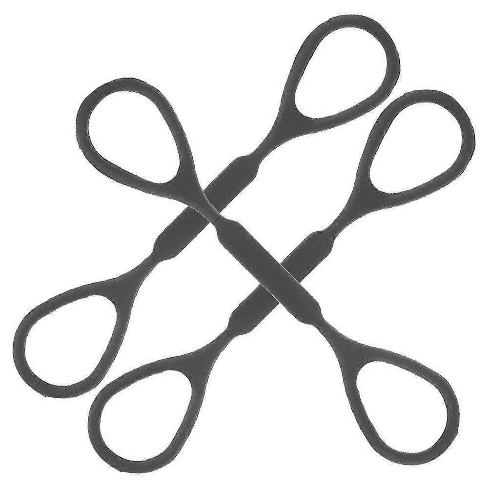 Small Trumpet Silicone Slide Stoppers for Tuning Slide 3Pcs Black Accessory