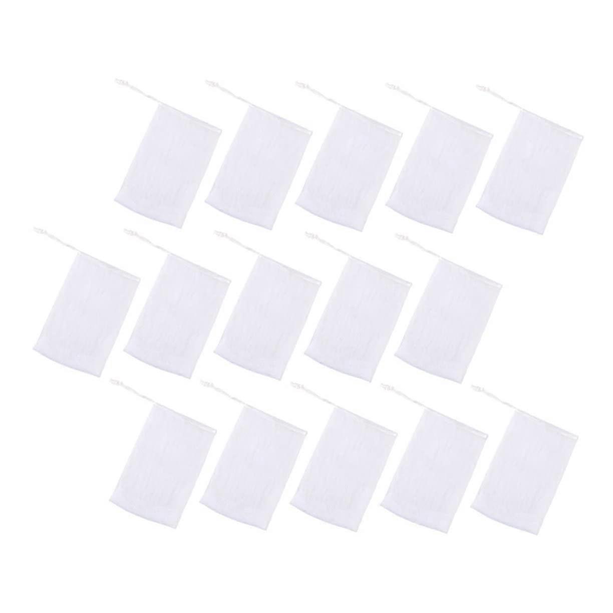 50pcs Double Layer Soap Saver Bag with Foaming Mesh for Rich Lather and Quick Dry Shower Use