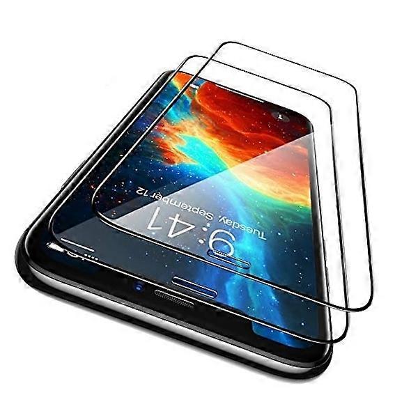 Compatible with iPhone 12 Pro - 2-Pack Full Coverage Tempered Glass Screen Protector compatible with iPhone 12 Pro