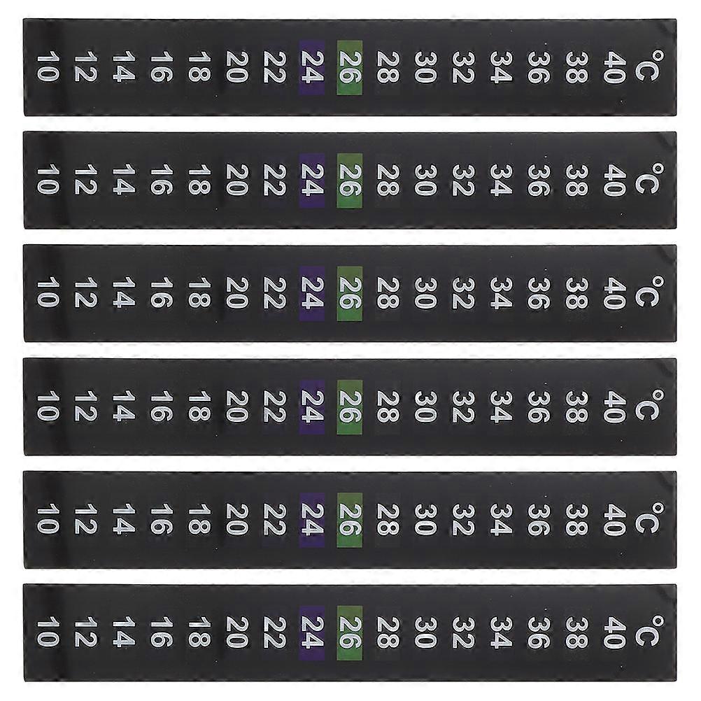 24Pcs Aquarium Temperature Stickers for Color Changing Temperature Display