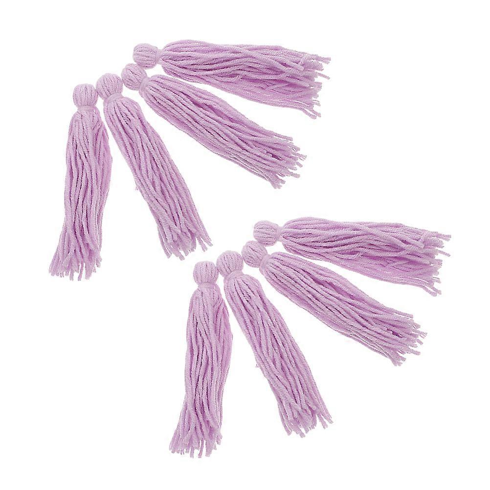 Violet Floating Fish Breeding Mop for Fish Tanks Functional 8Pcs