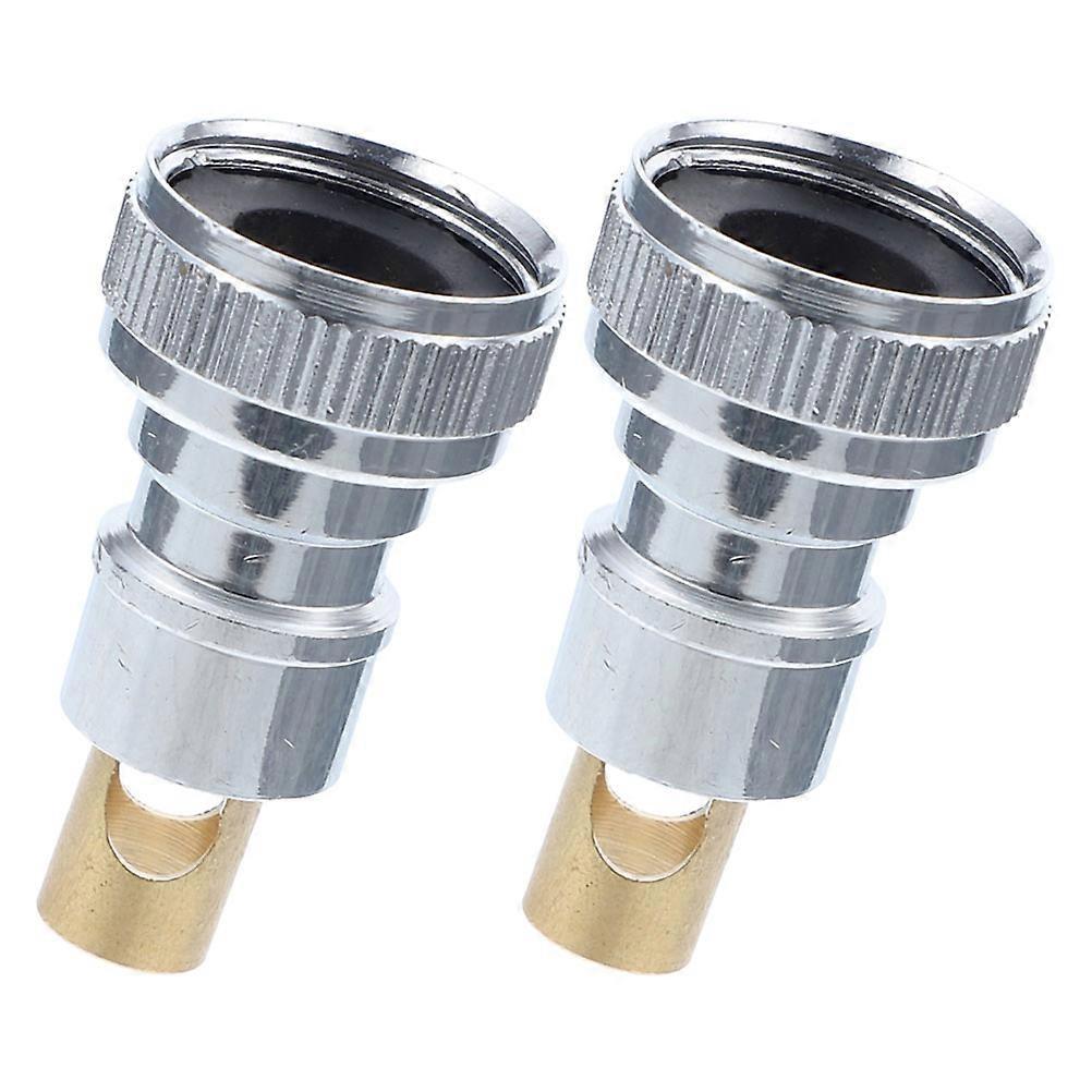 Faucet Water Hose Adapter Connector Snap Coupling Adapter 2Pcs for Washing Machine
