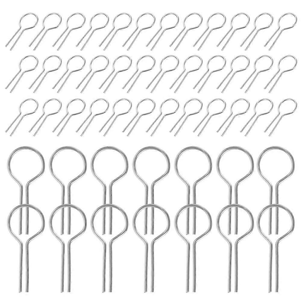 Durable R-Shaped Hanging Burning Needle Hooks for DIY Pendant Making 200Pcs