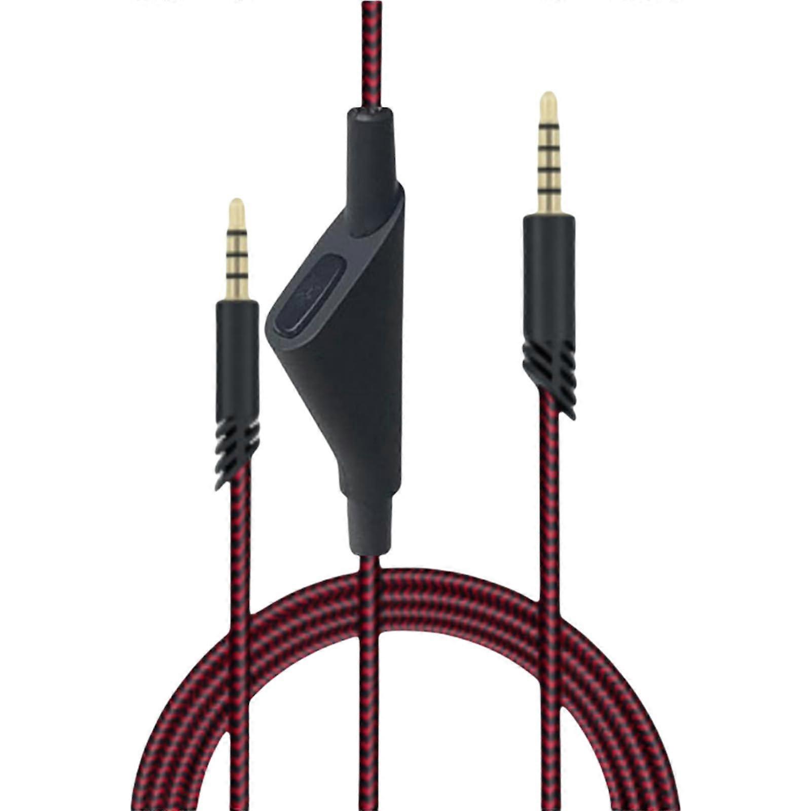 Braided Nylon Audio Cable with OFC Core for Astro A40, A50TR, A10 Gaming Headset and MixAmp