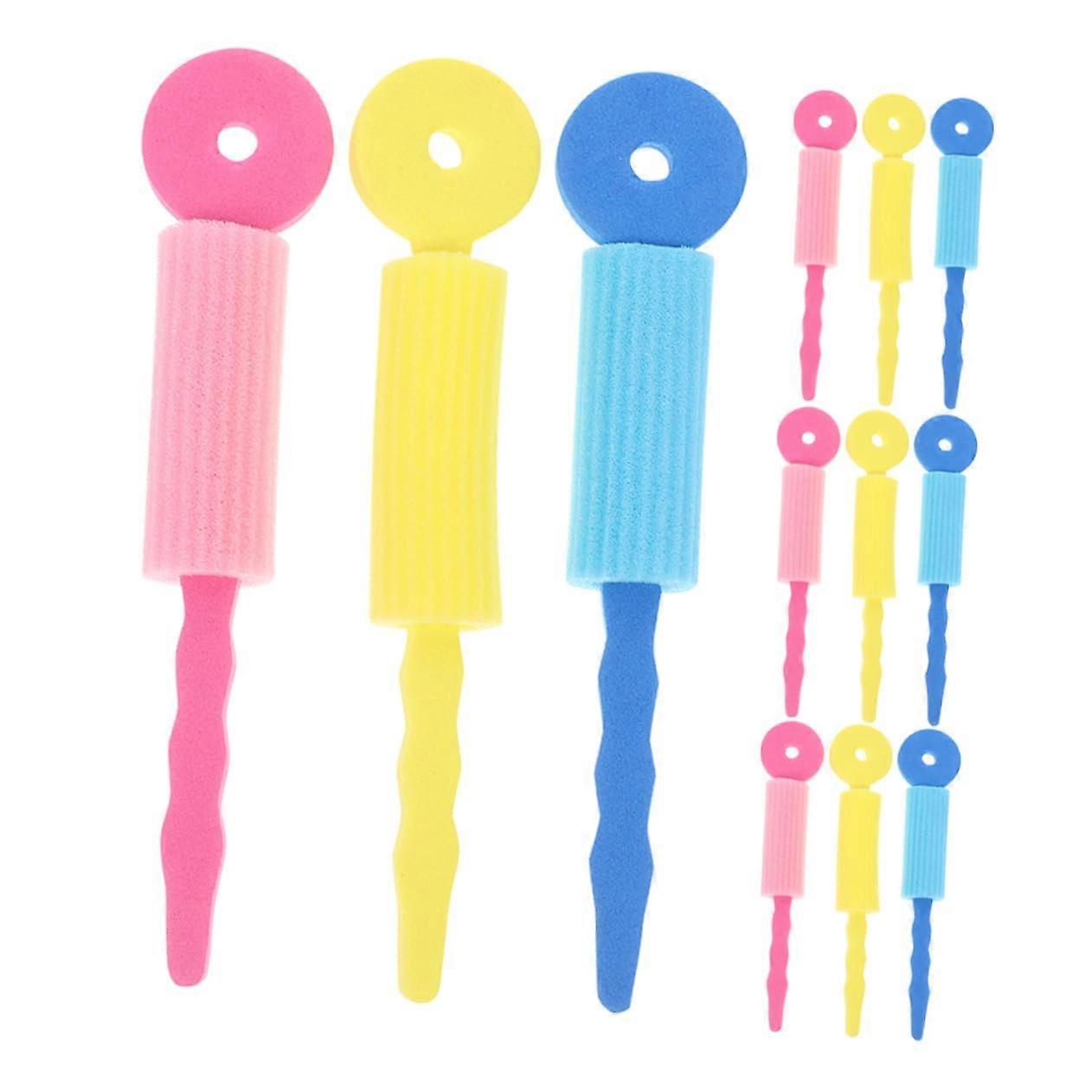 30pcs Heatless Sponge Hair Curlers for Natural Hair Soft Foam Rollers for Overnight Curls