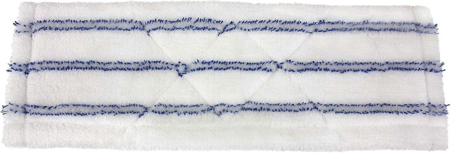 Mr Clean Microfiber Wet/Dry Mop Machine-Washable Refill Head, White/Blue