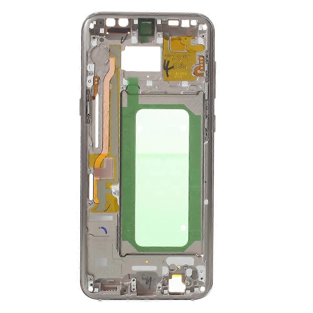 OEM Middle Plate Frame Replacement Part with Side Button Flex Cable for Samsung Galaxy S8 Plus SM-G9