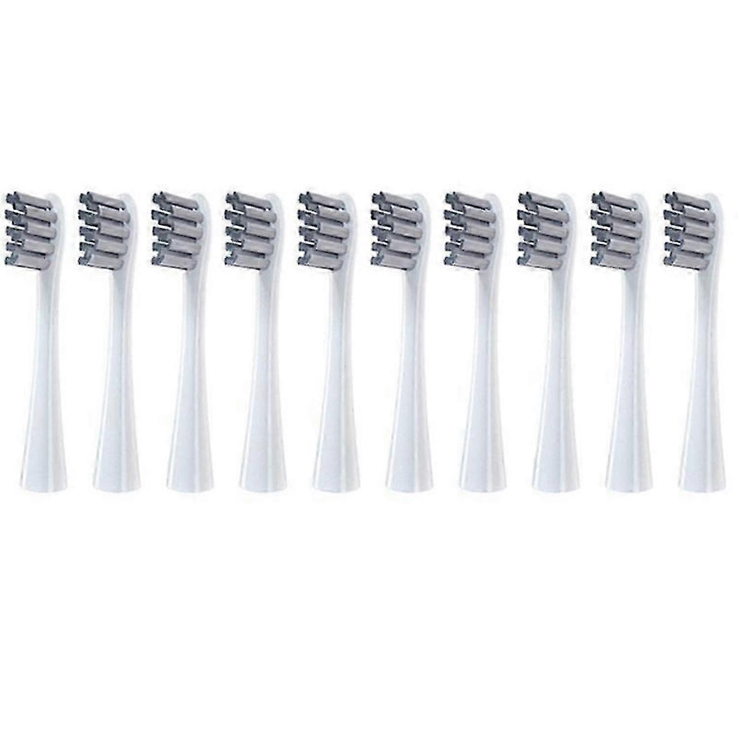 10 replacement electric toothbrush heads, E