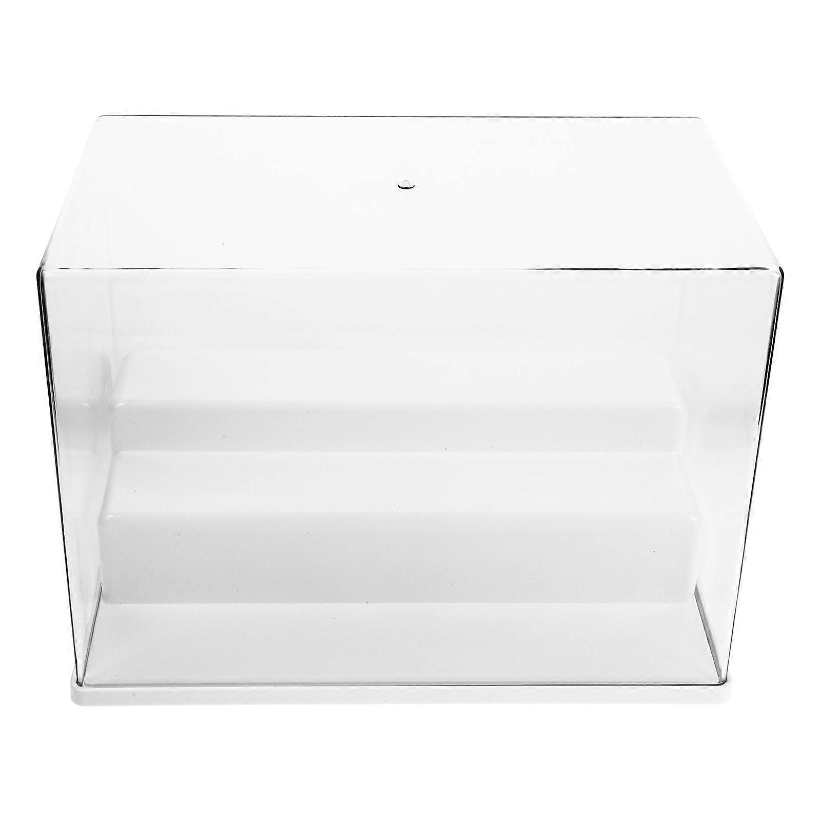 Figure Display Acrylic Case for Storage with 3 Layer Shelves