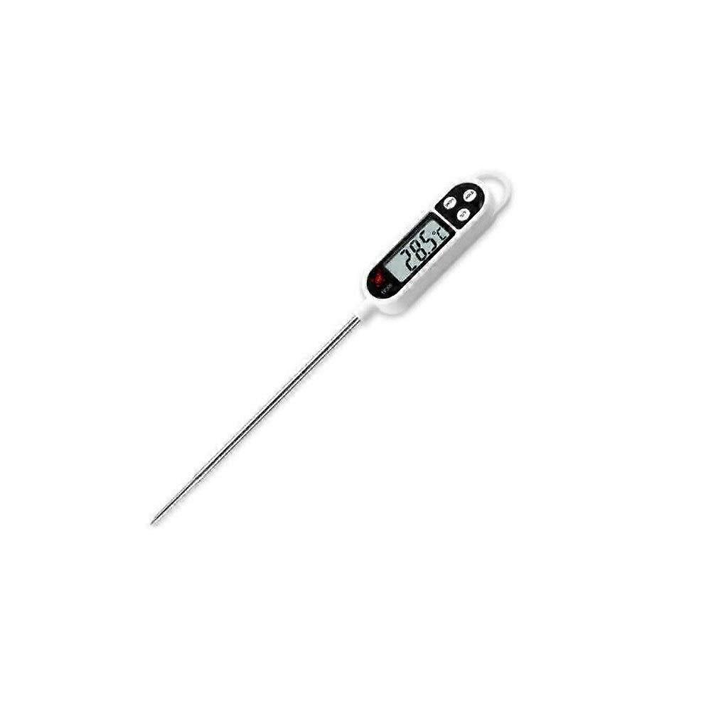 Digital Food Thermometer with Instant Read, Long Stainless Probe, Backlit Display for Cooking
