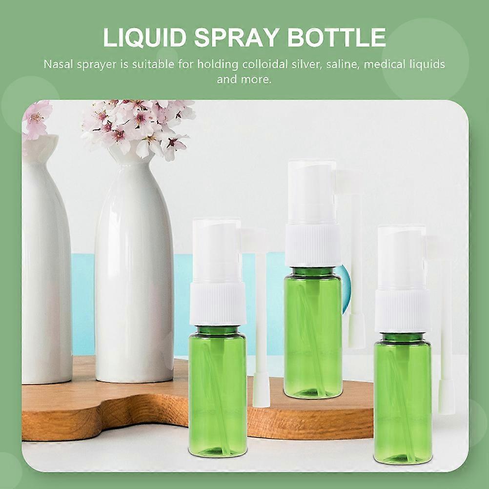 Portable Spray Bottle Nasal Spray Atomizer for Storage 12Pcs Assorted Color