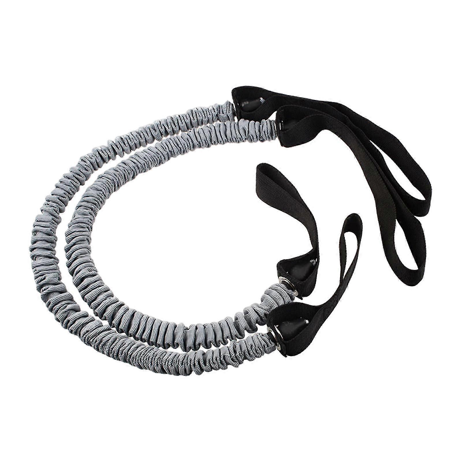 2x Abdominal Roller Wheel Elastic Pull Rope For Shoulders Back Arms