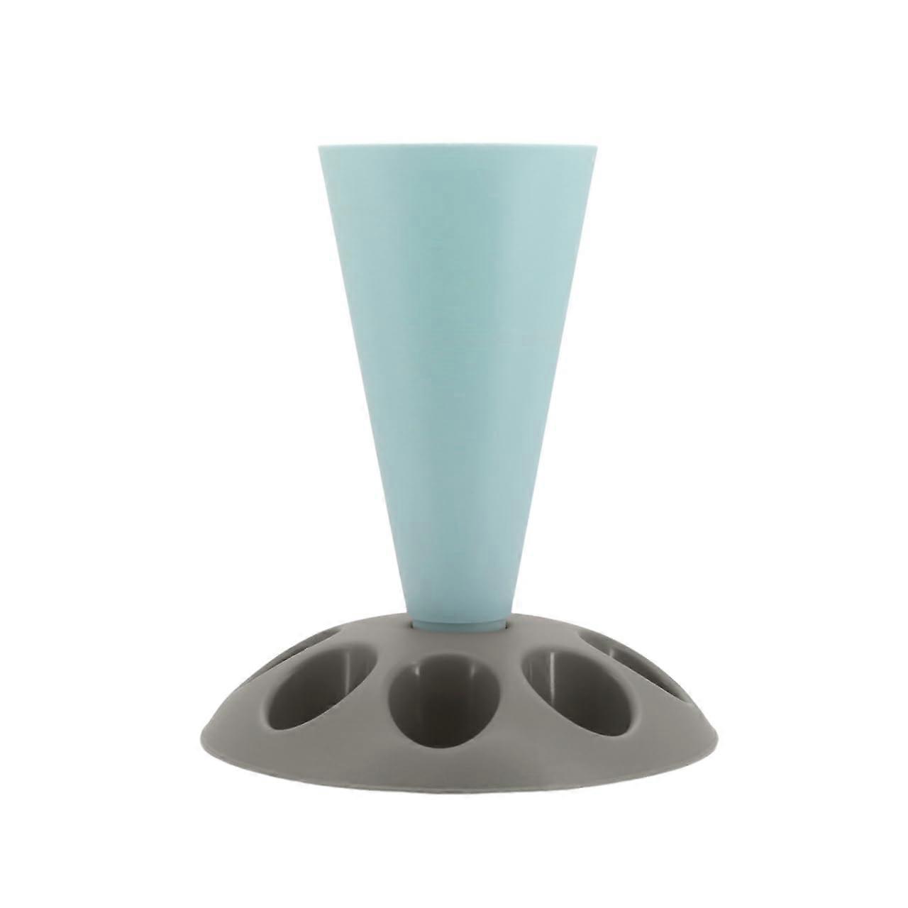 Piping Bag Holder Stand with 8 Nozzle Slots for Organized Cake Decorating and Clutter Baking