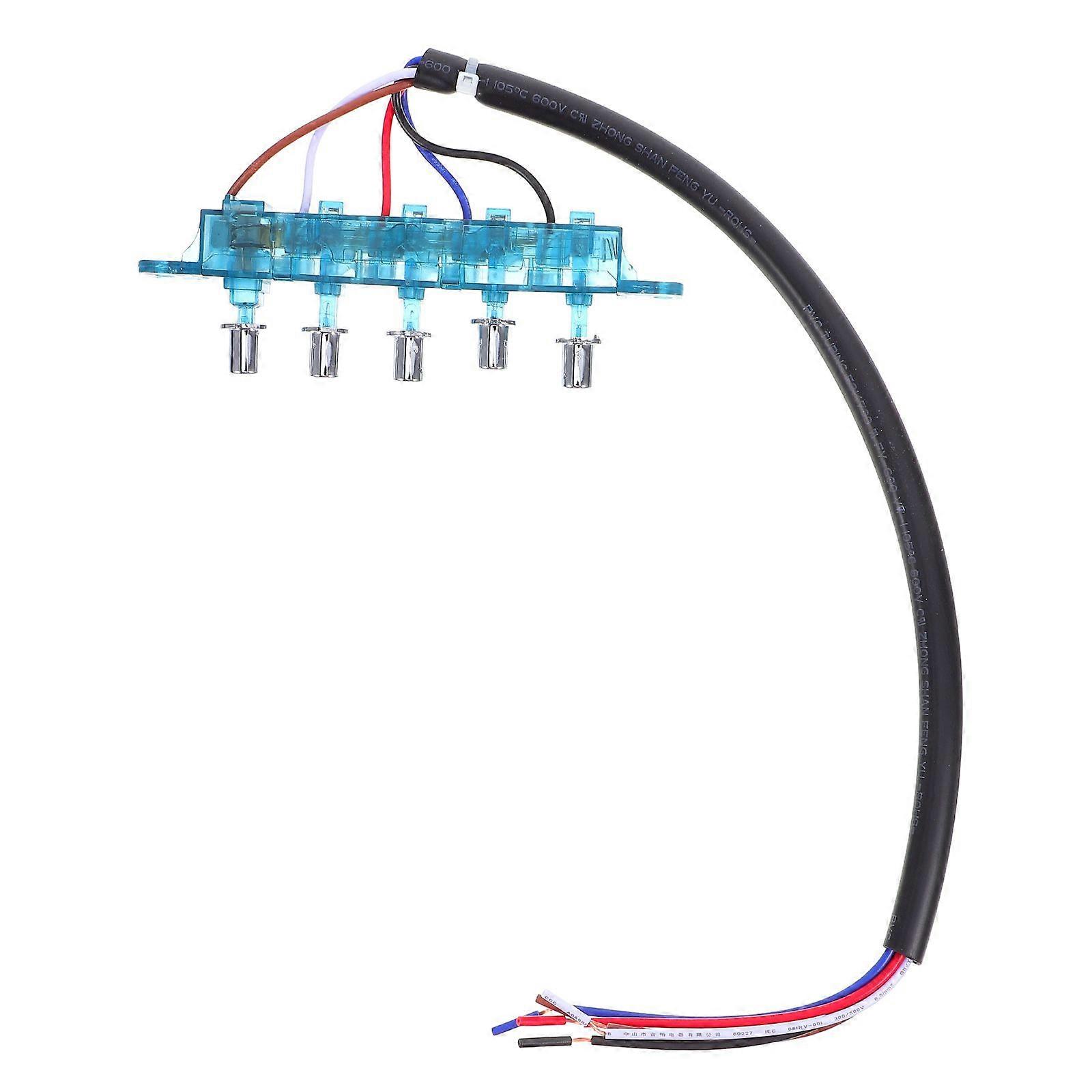 Range Hood Switch Replacement Part 5-Button Control Board For Range Hood Universal Control Knob For Various Brands And Models Range