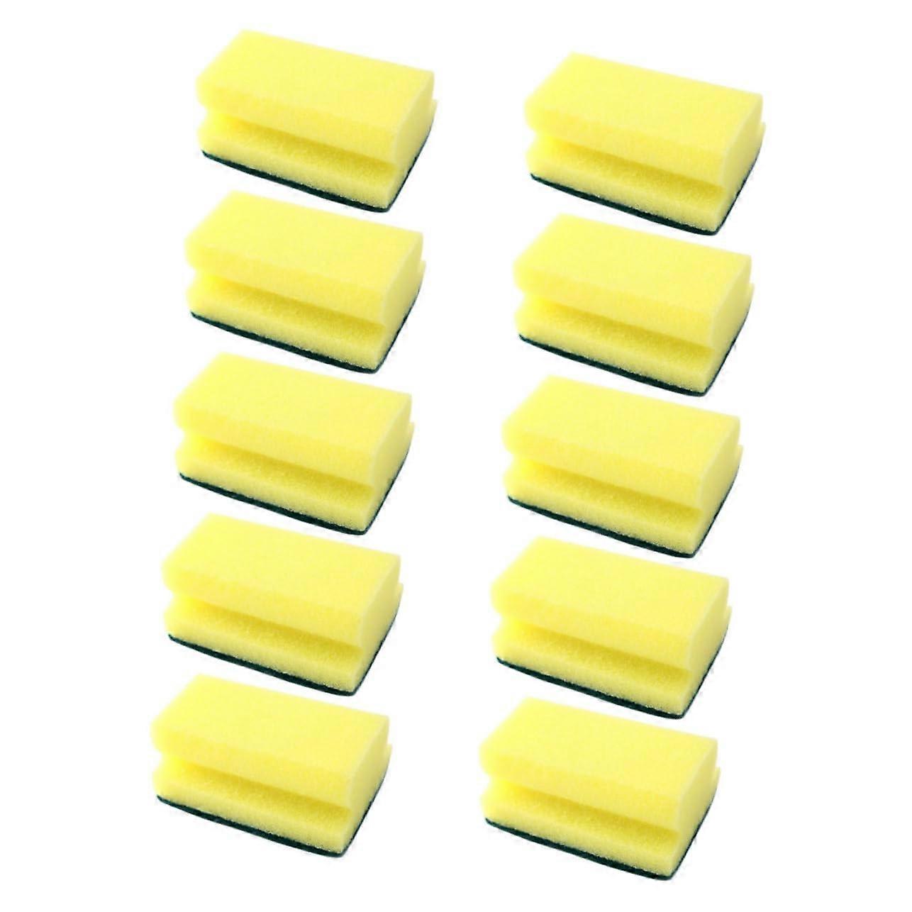 10pcs NonScratch Dish Sponge Pads Reusable Kitchen Scrubbers for Pots and Pans Cleaning