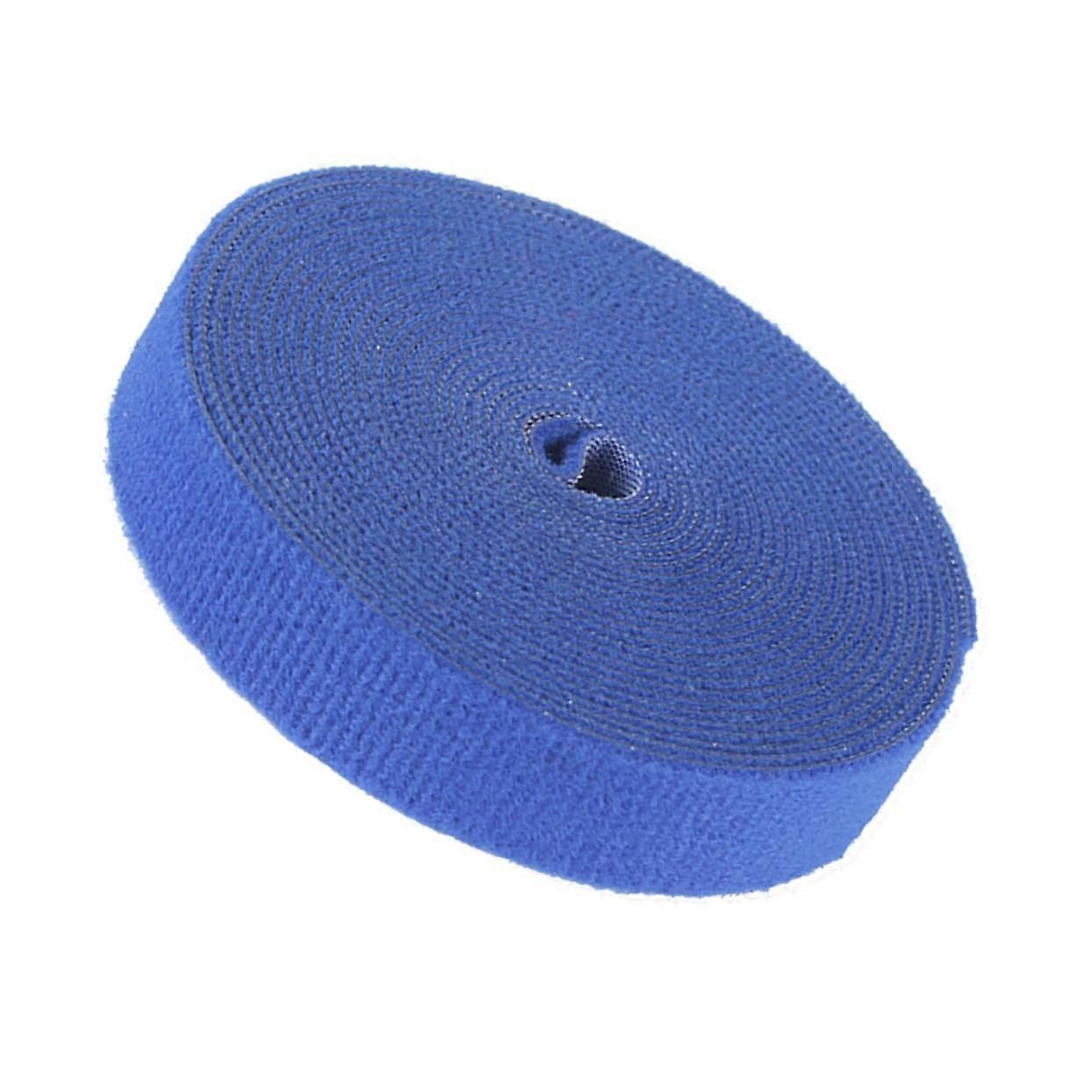 Reusable Hook and Loop Cable Ties Adjustable Nylon CuttoLength Strap for Home Office Electronics Black